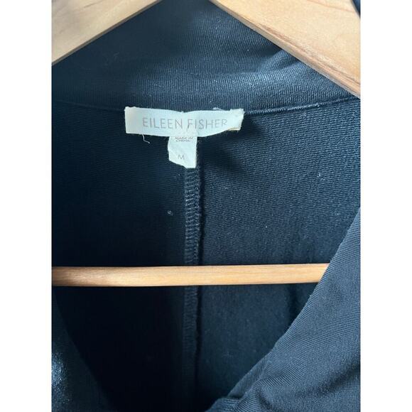 EILEEN FISHER black jacket women's size medium - Picture 5 of 7
